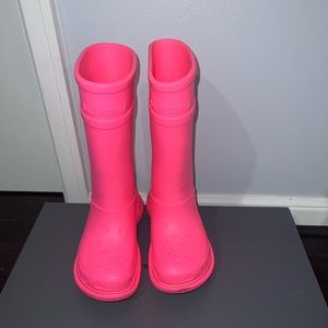 Balenciaga croc boots